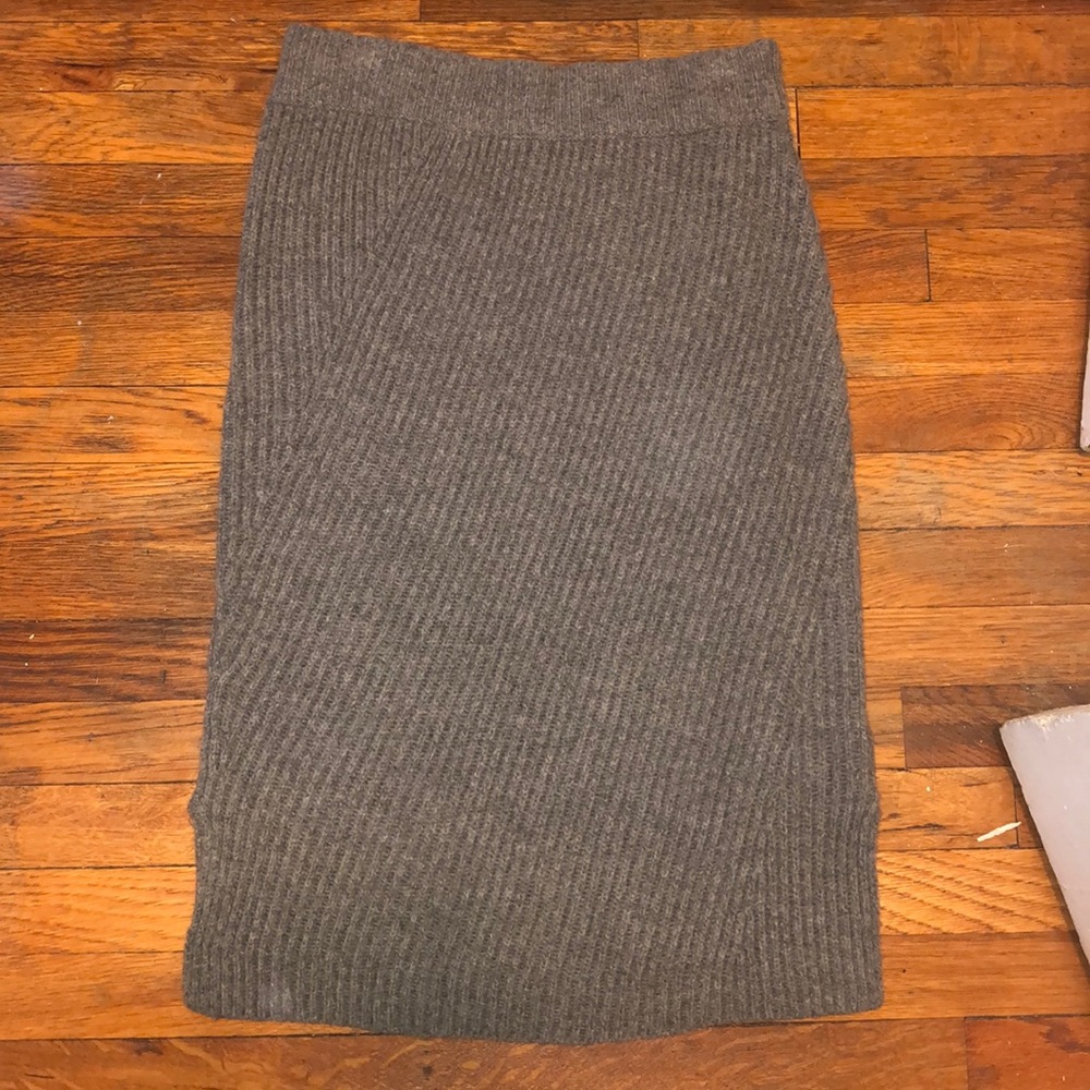 MADEWELL knit skirt with slits